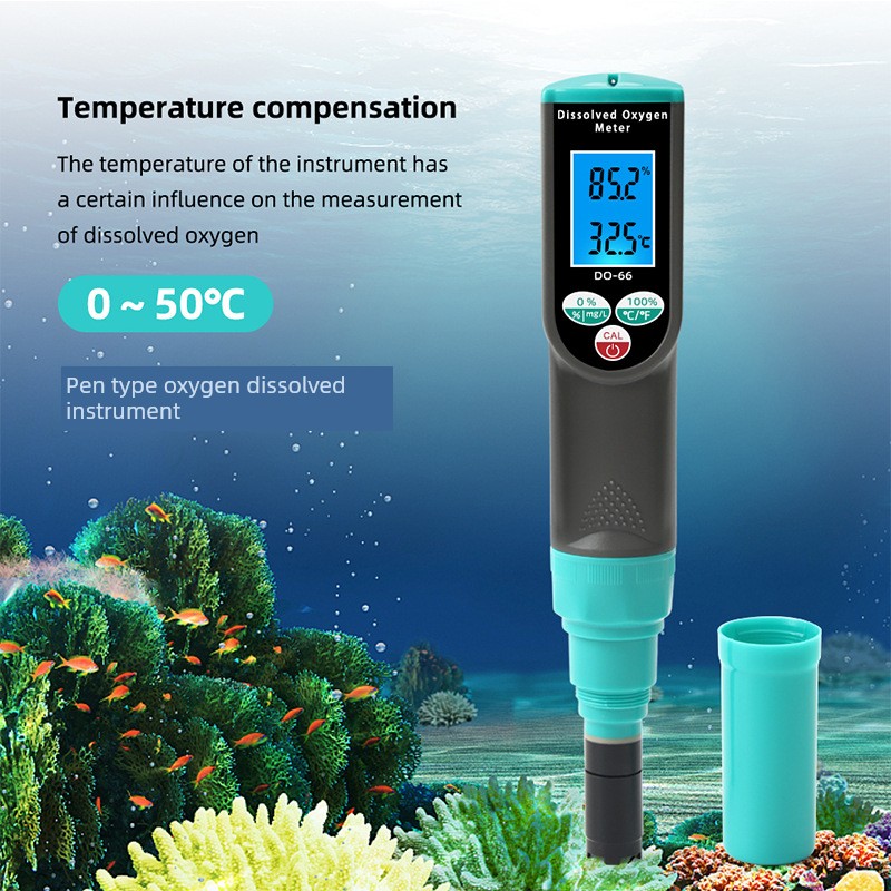 便携式溶氧仪实验室水中含氧量检测笔鱼缸溶解氧测试水产养殖
