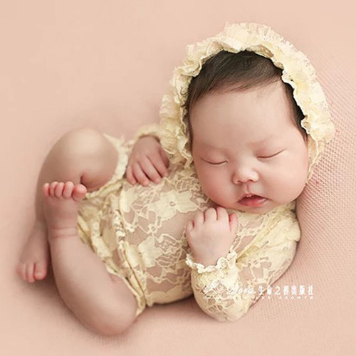 新生儿摄影道具蕾丝服p装影楼婴儿拍摄宝宝拍照儿童拍摄服装道具