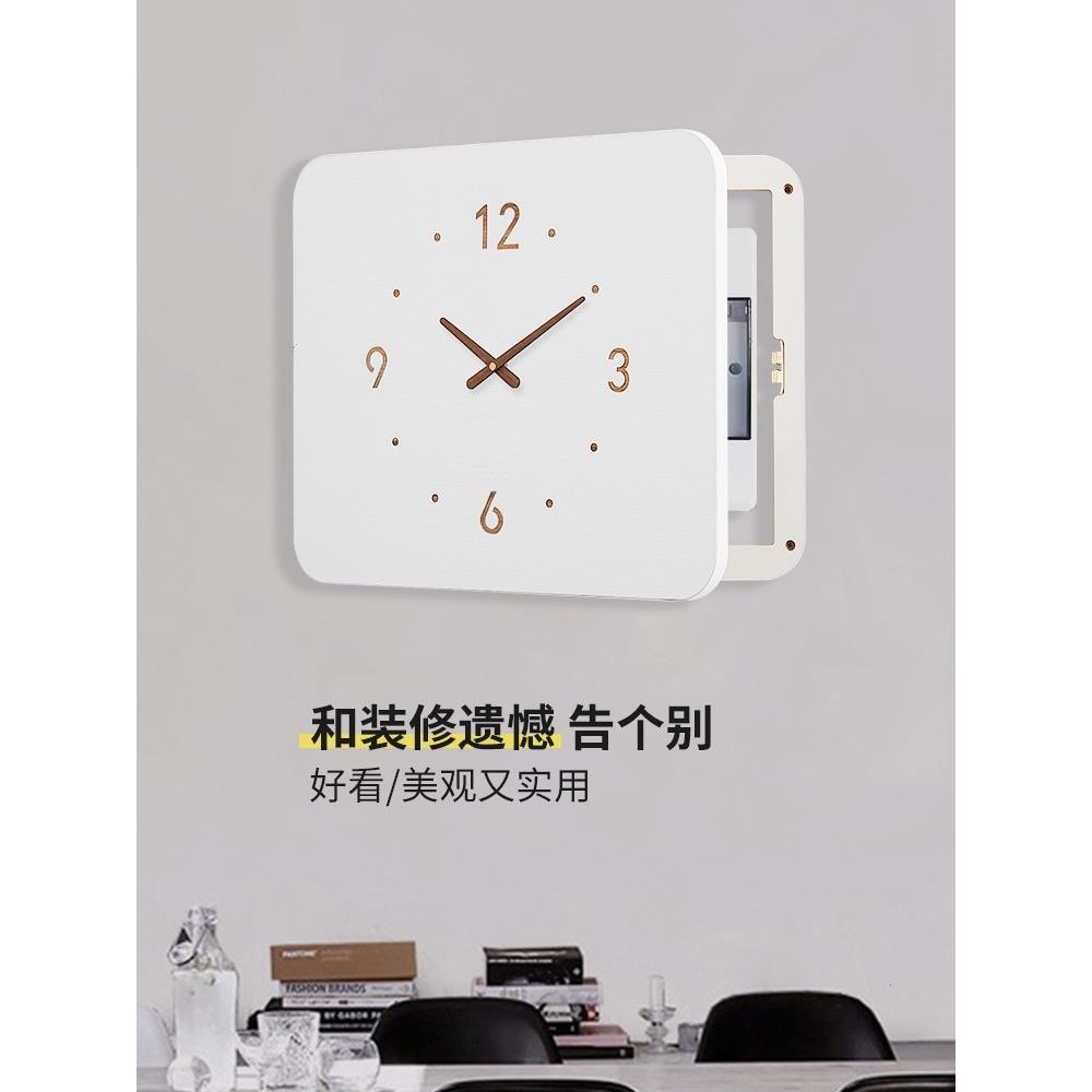 木工大叔电表箱画钟盖挂画空开箱挂钟画挡开关挂S004-009挂箱画