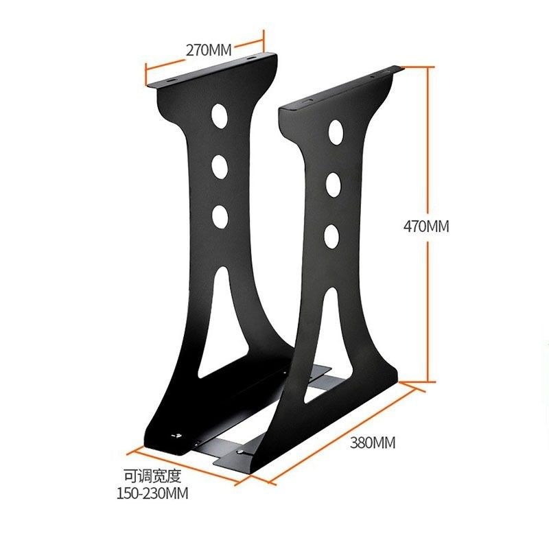 电脑主机悬挂式托架机箱支架主机收纳架壁挂架台式主机支撑