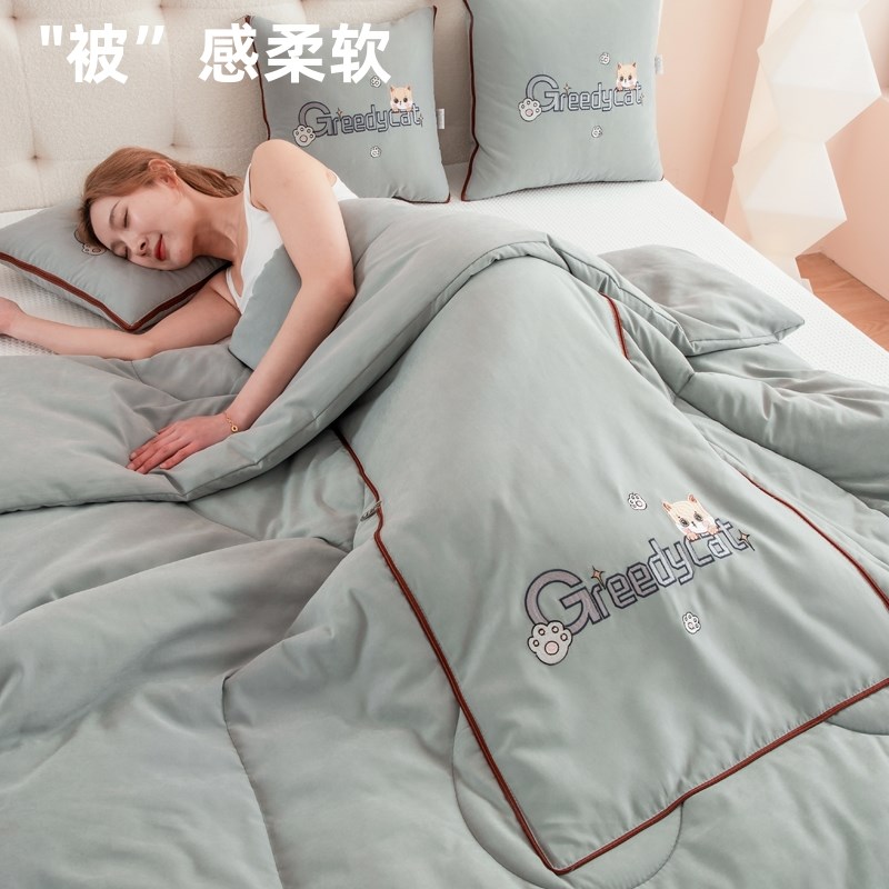 抱枕被子两用车用靠枕车子四季通用夏天空调被枕头毯子二合一