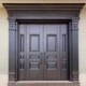锌合金别墅大门农村自建房乡村庭院入户门防盗家用仿铜进户门