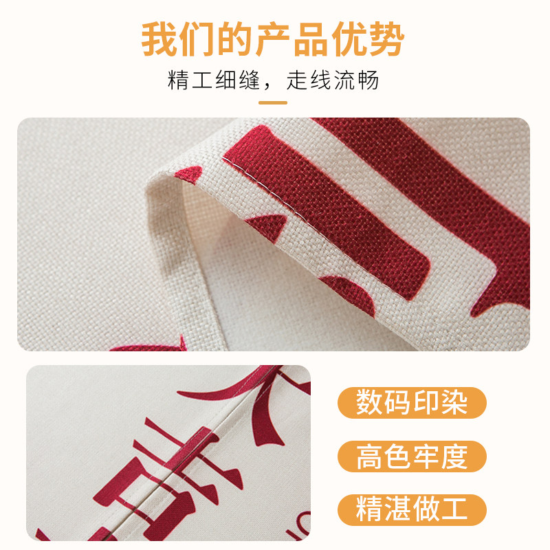 小圆桌布棉麻布艺高级感圆形餐桌布家用氛围感客厅圆茶几装饰台布