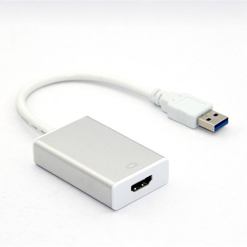 USB转HDMI转换器 电脑转接视频接口 usb3.0转hdmi 高清连接线