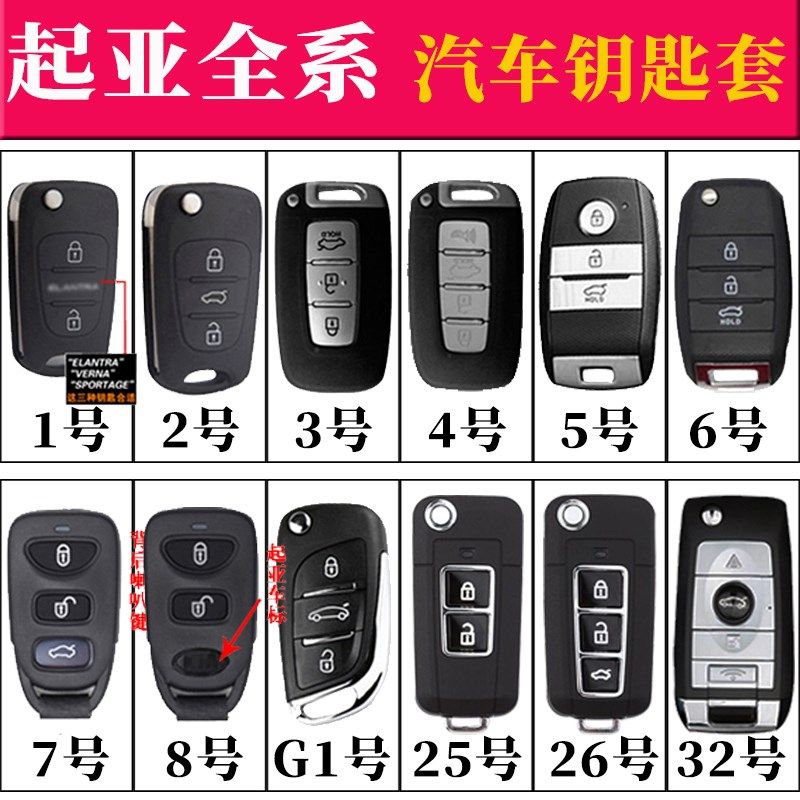 汽车钥匙包套适用于起亚新K5狮跑K3S索兰托福瑞迪KX3御翔赛拉图K4