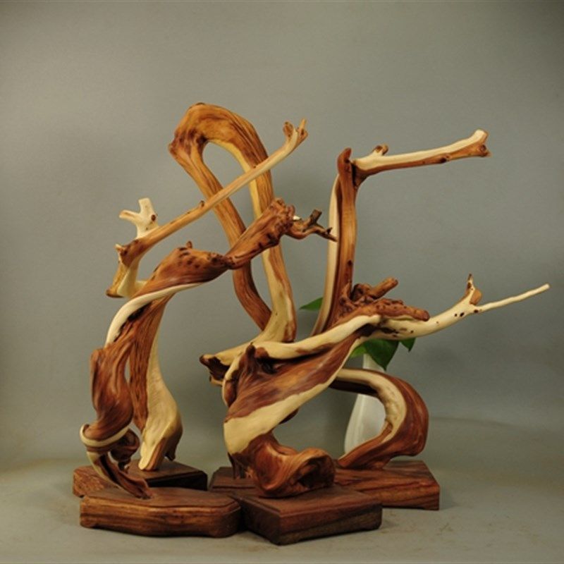 崖柏根雕摆件随形笔挂笔架珠串架笔筒茶台太行陈化原料倒流香,家居饰品,根雕,淘宝优惠券,粉丝福利购,淘宝优惠卷