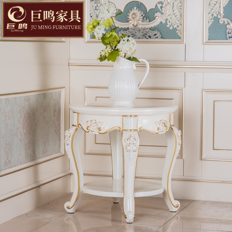 欧式茶几沙发边几角几客厅卧室茶桌咖啡桌小圆桌环保烤漆边桌