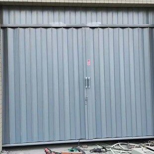 惠州铁封板门折叠伸缩防盗拉闸y门电梯商铺车库防风卷帘和谐拉闸