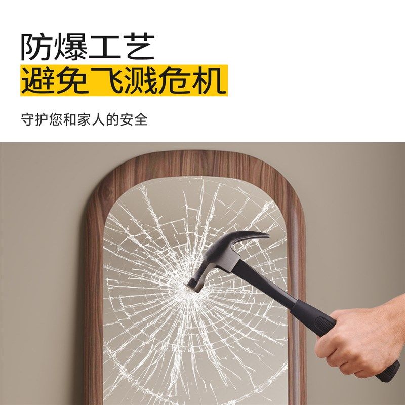 中古全身镜落地镜家用女生卧室网红穿衣镜服装店试衣镜壁挂式镜子