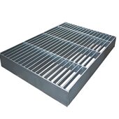 甄选镀锌钢格板麻花钢机场速公路插接压锁焊接钢结构平台重型钢格