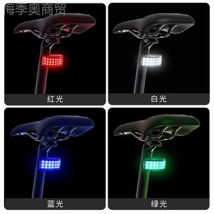 A05FPN自行车尾灯示山车地车充电夜骑灯电动警灯前儿童单车骑行装