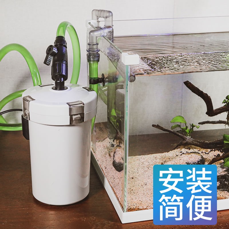 森森鱼缸过滤器603外置小型鱼缸过滤桶净水净化器水族器静音净水
