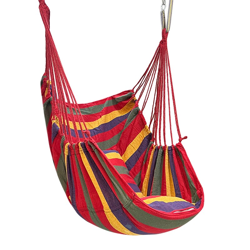 速发儿童秋千室内家用免打孔单杠荡秋千户外庭院帆布吊椅大人支架