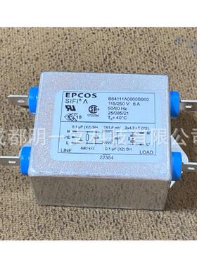 EPCOS/滤波器B84111-A-B60/ 250V 交流 法兰安装/全新现货