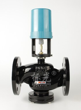 法兰电动二通阀VA7200-16Q比例积分阀铸铁法兰阀门