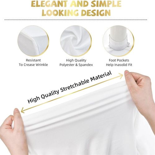 弹性会议桌长条桌弹力桌布涤纶吧台套桌罩IBM桌套可加印LOGO