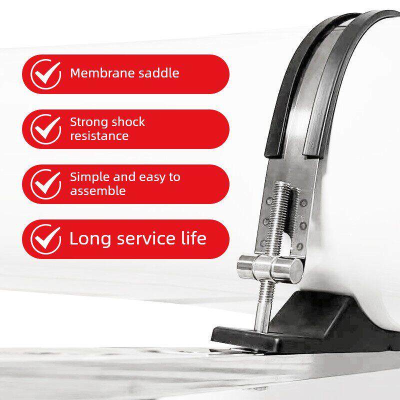 膜壳固定捆带鞍座304不锈钢管道扎带抱箍底座绑带8040水处理配件