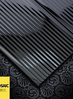 金属不锈钢马赛克瓷砖KTV长条纹理咖啡厅网红背景墙酒吧会所墙砖