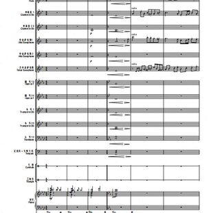 管乐总谱天空之城3.0交响管乐团合奏总谱分谱