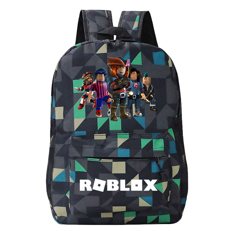 roblox游戏周边星空男女双肩包电脑包高中学生书包减负设计背包