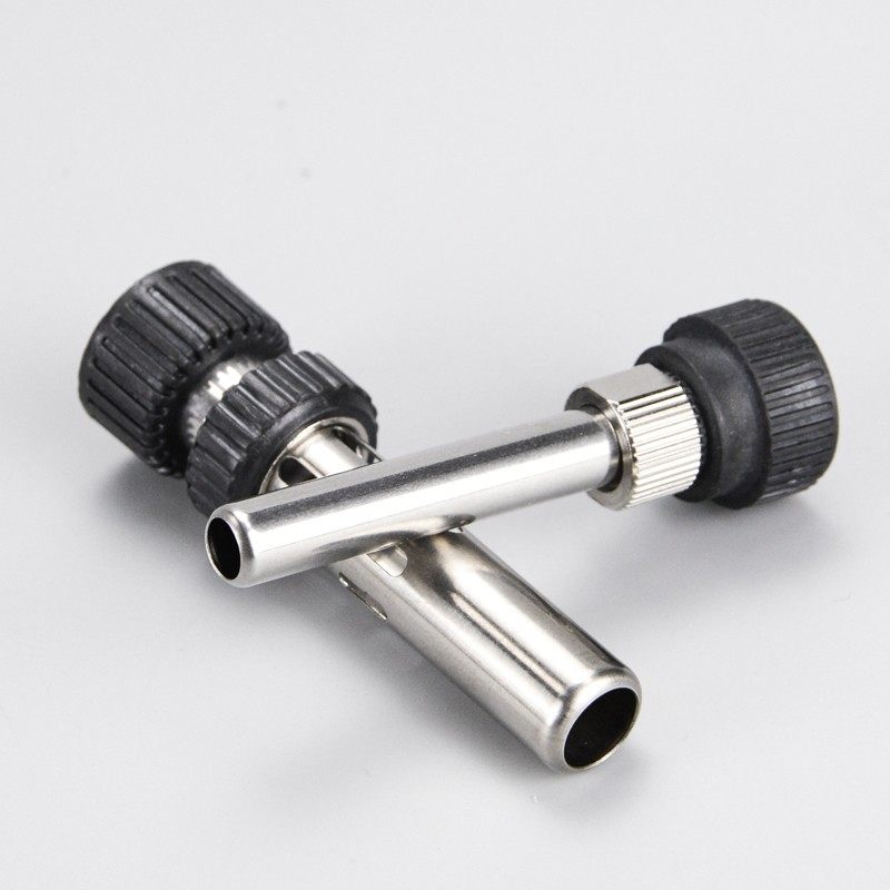 936恒温烙铁手柄套管907焊台通用配件笔筒三件套耐高温不锈钢套头