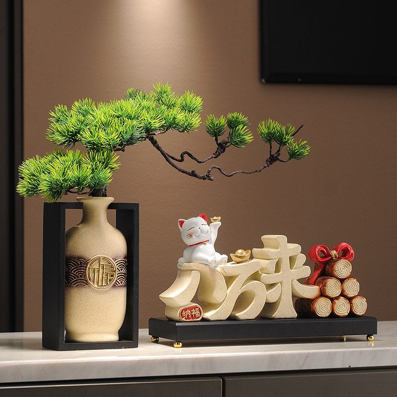 八方来财招财摆件客厅玄关酒柜家居装饰品办公室开业大吉乔迁礼物,模玩/动漫/周边/娃圈三坑/桌游,桌游配件/卡套/保护膜,淘宝优惠券,粉丝福利购,淘宝优惠卷