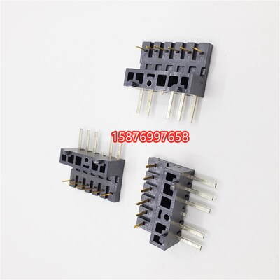 原装FANUC A06B-6114-K220/E/S电机动力6芯插头1473063-2/1473393