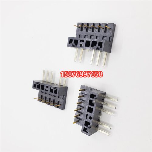 原装FANUC A06B-6114-K220/E/S电机动力6芯插头1473063-2/1473393