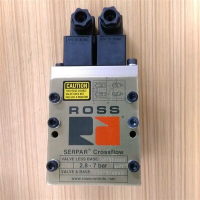 3573C4602美国卢斯ROSS冲床双联电磁阀 2.8-7bar安全阀J3573C4640