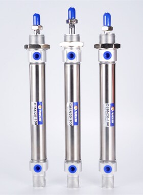 不锈钢迷你气缸C85N/CD85N/MI10/12/20/32/40-10/15/20/25/30/40