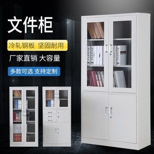 定制铁皮柜文件柜资料柜办公室橱柜凭证财务档案柜抽屉带锁储物柜