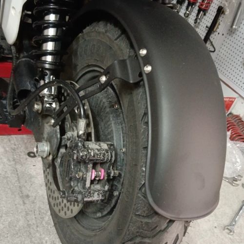 直上深远四季星009A7A8T90一体后挡泥板10寸不锈钢支架配件