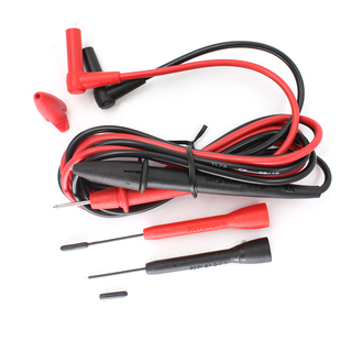 通用数字万用表表笔软硅胶测试线特细表笔尖笔针鳄鱼夹福禄克F15B