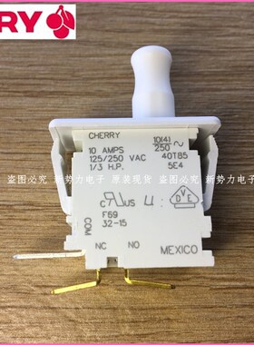 原装德国CHERRY樱桃门开关 F69 10A 限位开关 按钮 1/3HP 40T85