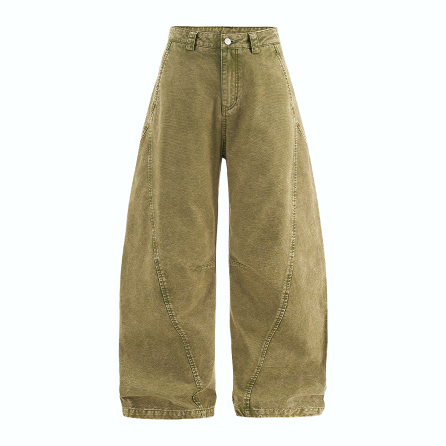 DESIGNSECRETS  25FW水洗解构美式复古工装裤男宽松休闲阔腿裤子