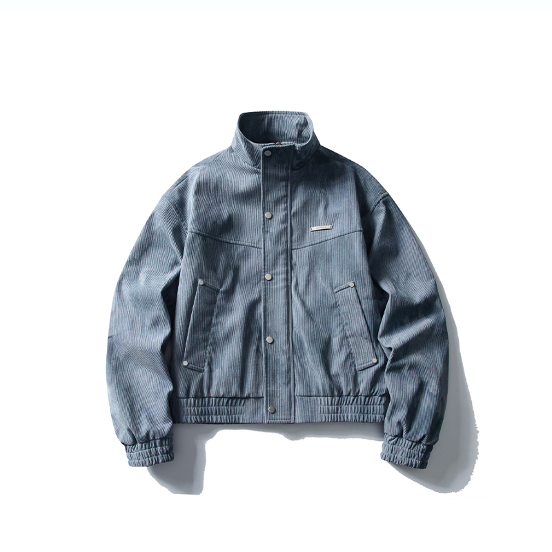 DESIGNSECRETS  25FW扎染休闲运动夹克男士高端立领宽松潮牌外套