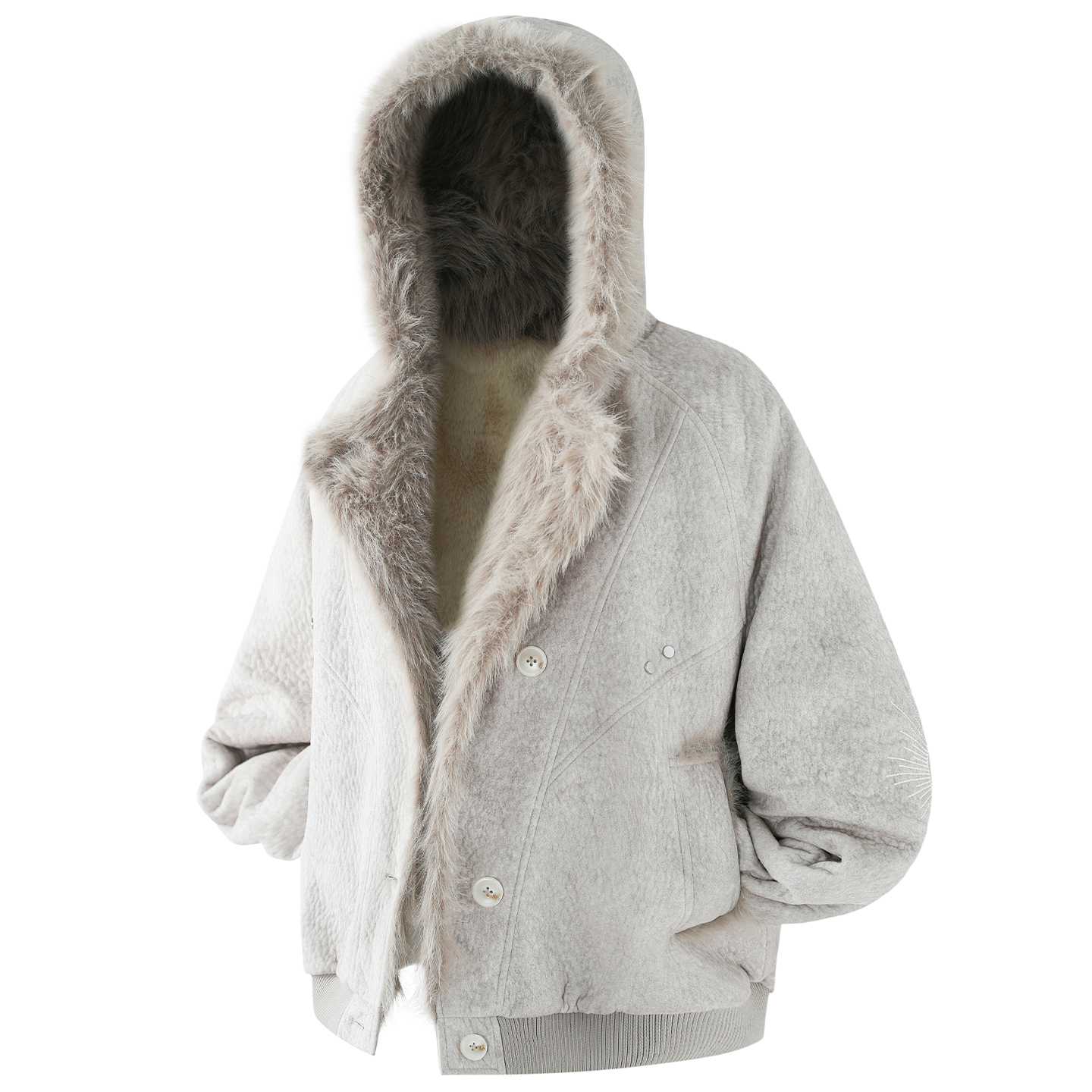 DESIGNSECRETS 25FW座山雕羽绒棉衣外套男士保暖加厚棉服棉袄子潮