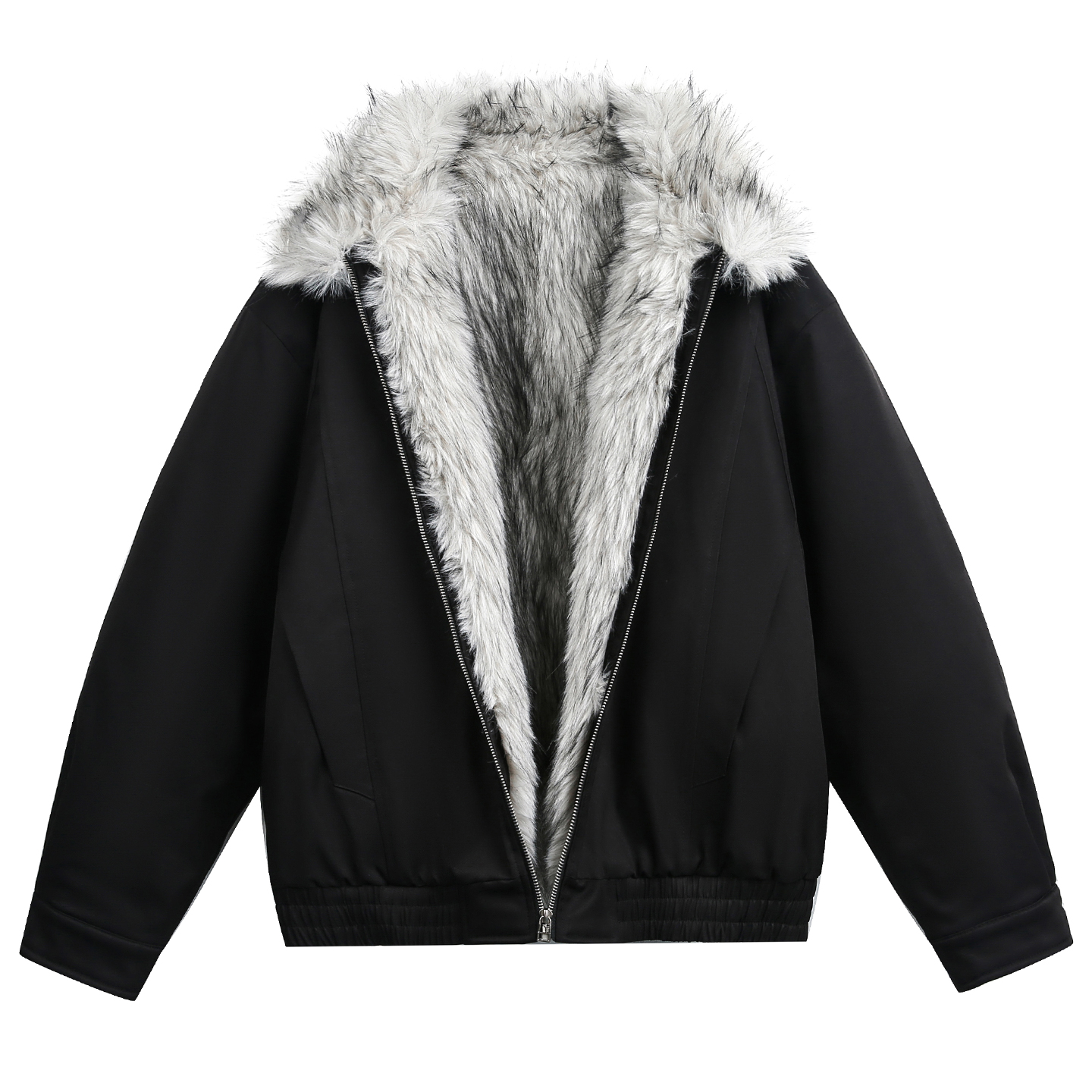 DESIGNSECRETS 25FW美式解构毛领座山雕棉服男款潮牌保暖棉衣外套