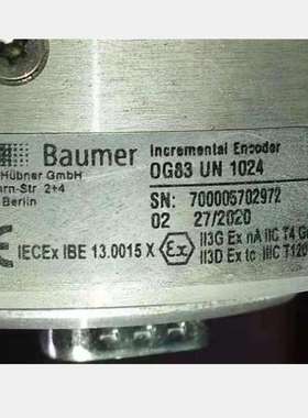 baumer堡盟 编码器OG73SSN1024价优货真工厂渠道