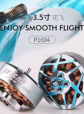 T-MOTOR新款穿越机P1604畅飞3.5寸花飞无刷电机