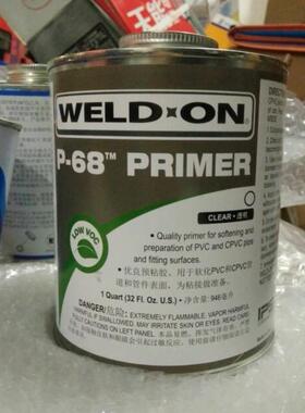 正品IPS WELD-ON  P68清洗剂  P-68清洗剂 清洁剂 预粘胶 946ML桶