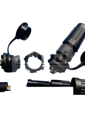 IP68电连接器 对接塑胶航空插头Z108-8A/8K 8芯 浮动式航插