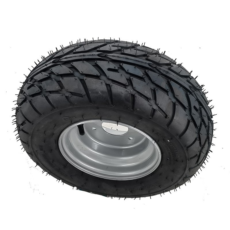 沙滩摩托车配件 公路轮胎16X8-7轮毂电动车代步车四轮观光车