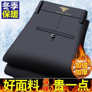 加绒加厚弹力男士 新款 休闲裤 宽松直筒中年爸爸西装 男裤 裤 秋冬季