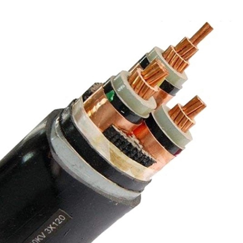 YJV22中高压电缆1芯35/50/70平方8.5/15KV铠装电缆95/120/150平方