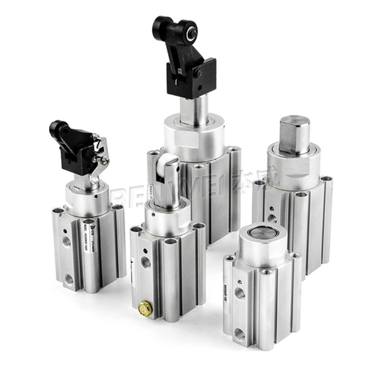 本威SMC型流水线阻挡气缸RSDQB /RSDQA16 20 32 40 50 止动限位器