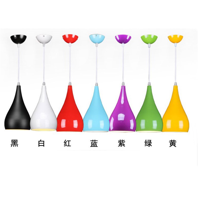 现代简约铝材餐厅吊灯三头圆形创意葫芦过道吧台吊灯单头