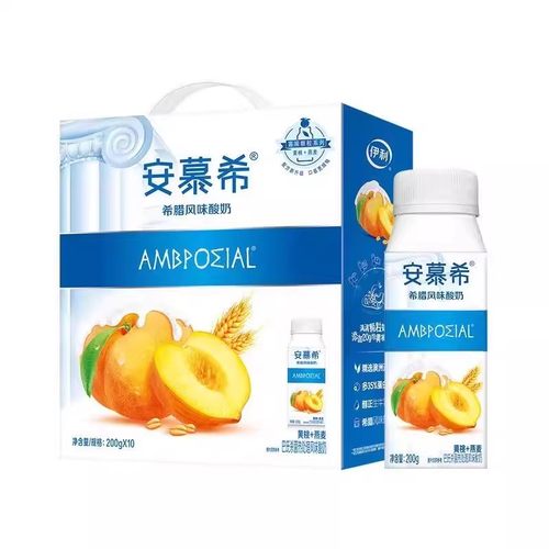 伊利安慕希黄桃燕麦酸奶