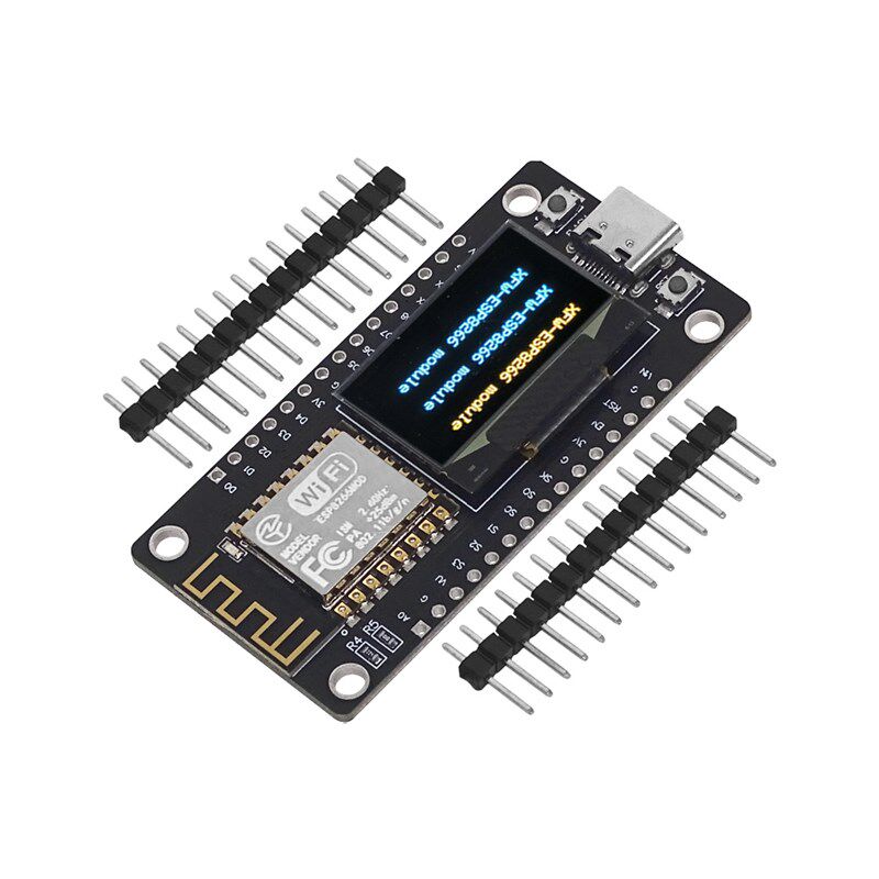 NodeMCU ESP8266开发板ESP-12F WiFi模块物联网带0.96 OLED显示屏