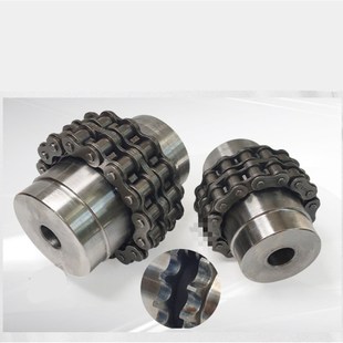 齿轮KC5018链轮连轴器5016齿轮 带罩壳 KC链条联轴器 GL滚子链条式